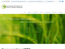 Tablet Screenshot of abpgambiental.org